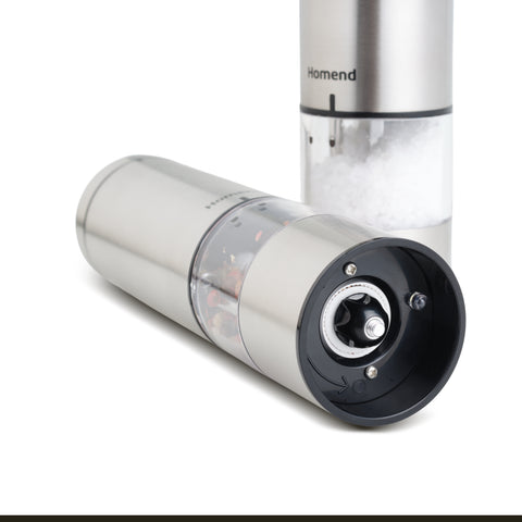 Homend Grindgo 6005UK Electric Salt &amp; Pepper Grinder, Grey