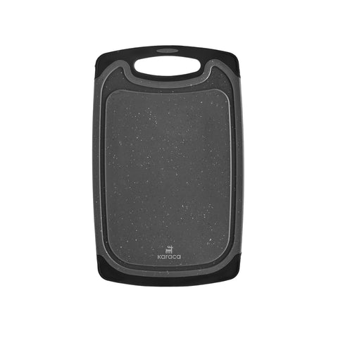 Karaca Daily Granit Muster Grau 2er Schneidebrett-Set