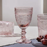 Karaca Sunflower Weinglas, Rosa