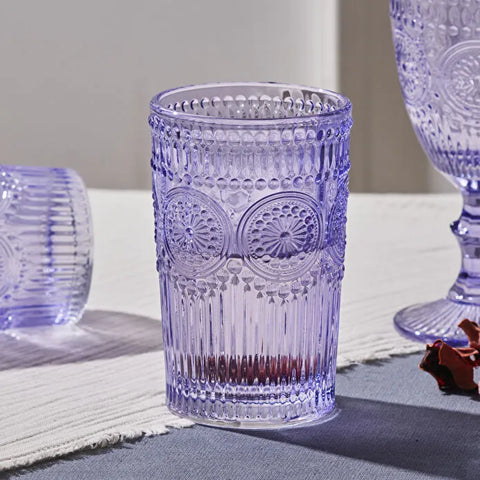 Karaca Sunflower Trinkglas, Lila