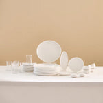 Karaca Bone China Olla 6 Kişilik 28 Parça Servis Seti, Beyaz