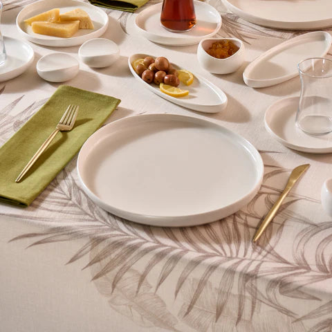 Karaca Bone China Olla 6 Kişilik 28 Parça Servis Seti, Beyaz