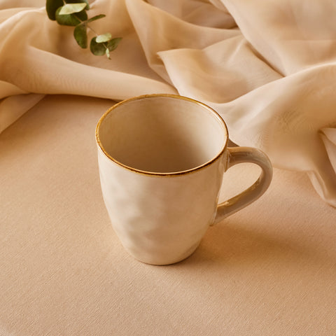 Karaca Aria Reactive Glaze Becher, 450ml, Beige