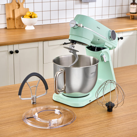 Karaca Multichef Artisan Digital Ekran Döküm Stand Mikser Mint 1800W 7L