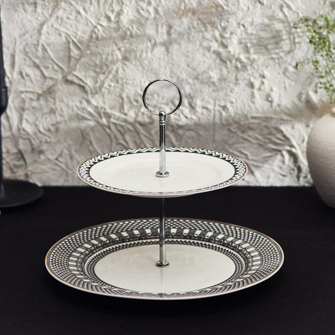 Karaca Silk Road Tiered Cookie Stand  