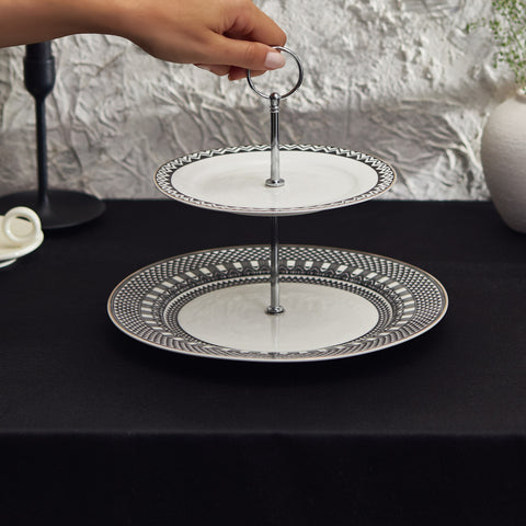 Karaca Silk Road Tiered Cookie Stand  