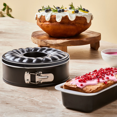 Karaca Multichef Adroit, 3 Parça Kek Kalıbı Seti, Silver