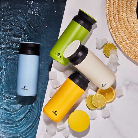 Karaca Rainbow Steel Auslaufsichere Thermoskanne 350 Ml Creme