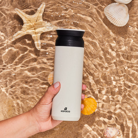 Karaca Rainbow Steel Auslaufsichere Thermoskanne 500 Ml Creme