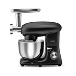 Karaca Multichef Standmixer Shiny Black Küchenchef 1900 W 5,5 l (mit Hackfleisch-/Sucuk-Wurst-/Fleischklößchenaufsatz)