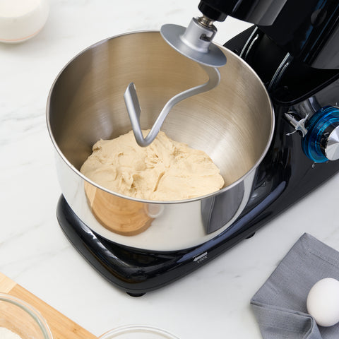 Karaca Multichef Standmixer Shiny Black Küchenchef 1900 W 5,5 l (mit Hackfleisch-/Sucuk-Wurst-/Fleischklößchenaufsatz)