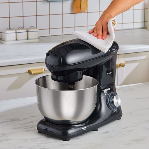 Karaca Multichef Standmixer Shiny Black Küchenchef 1900 W 5,5 l (mit Hackfleisch-/Sucuk-Wurst-/Fleischklößchenaufsatz)