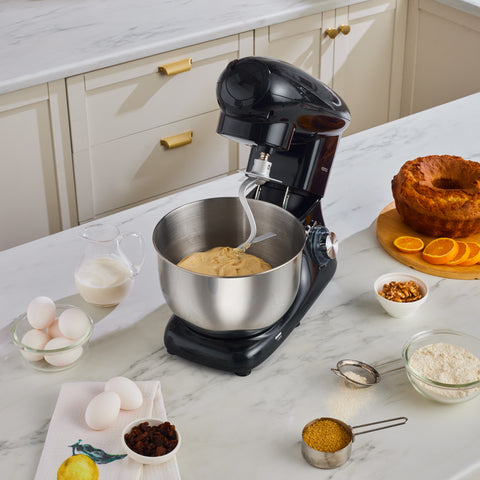 Karaca Multichef Standmixer Shiny Black Küchenchef 1900 W 5,5 l (mit Hackfleisch-/Sucuk-Wurst-/Fleischklößchenaufsatz)