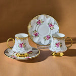 Karaca Nermin 2-Person Coffee Cup Set, 85 ml