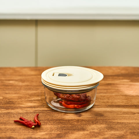 Karaca Creme Vakuum-Vorratsbehälter 0,39 L