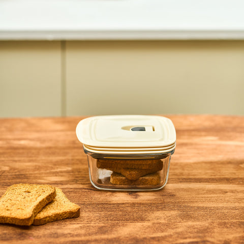 Karaca Cream Vakuum-Vorratsbehälter 0.43 Lt