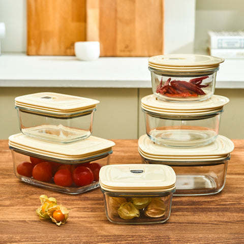 Karaca Creme Vakuum Vorratsbehälter 0.6 Lt