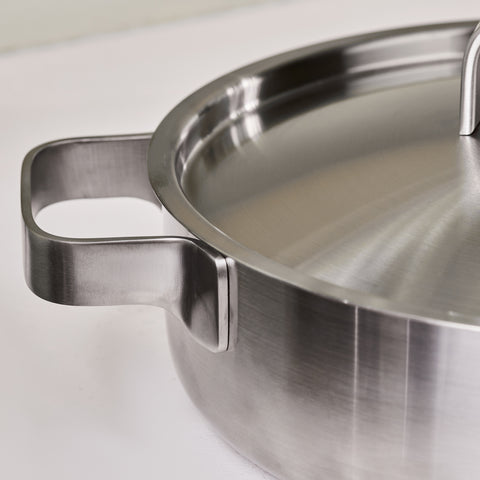 Karaca Powersteel 316+ 3Ply Onyx Edelstahl 8-teiliges Kochset mit Induktionsboden