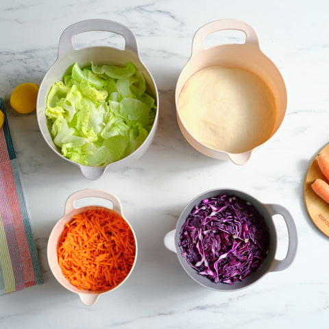 Karaca x Refika Gadgets 4-teiliges Rührschüssel-Set