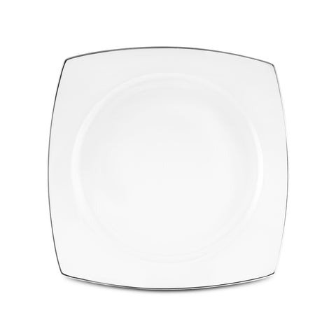 Karaca Square Bone Mensa 52-teiliges 12-Personen-Geschirrset, Platin
