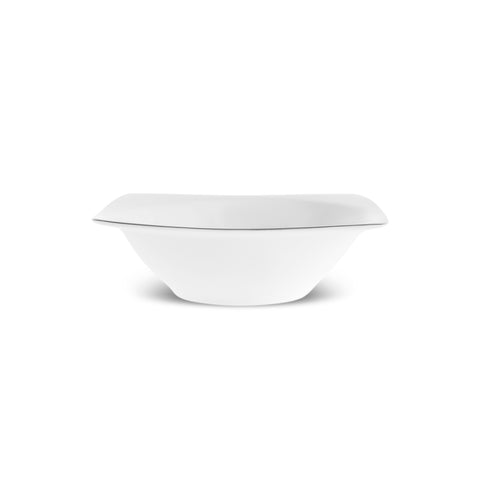Karaca Square Bone Mensa 52-teiliges 12-Personen-Geschirrset, Platin