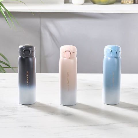 Karaca Skyfall Stahl Leakproof Thermos 500 Ml Schwarz