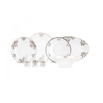 Karaca Stream Bone Andre 53-Piece 12-Person Dinner Set Black
 