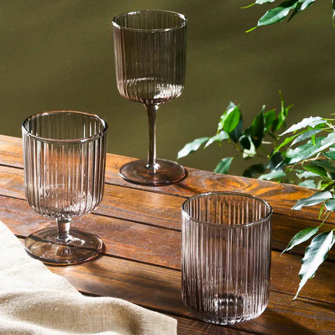 Karaca Zenith Weinglas, 350 ml, Grau