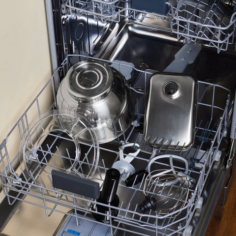 Karaca Multichef Standmixer Shiny Black Küchenchef 1900 W 5,5 l (mit Hackfleisch-/Sucuk-Wurst-/Fleischklößchenaufsatz)