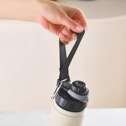 Karaca Thermosteel Earth Auslaufsicherer Edelstahl-Thermos 680 ml Beige