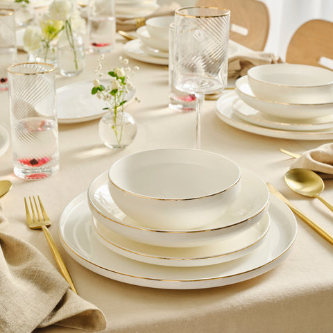 Karaca Red Carpet Collection Stream Bone Merope 53-Piece 12-Person Din