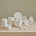 Karaca Red Carpet Collection Stream Bone Merope 53-Piece 12-Person Dinner Set Gold
 