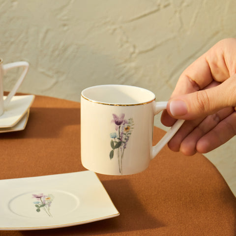 Set Di 6 Tazze Da Tè Karaca Valencia - 190 Ml, Design Elegante - Foto 10