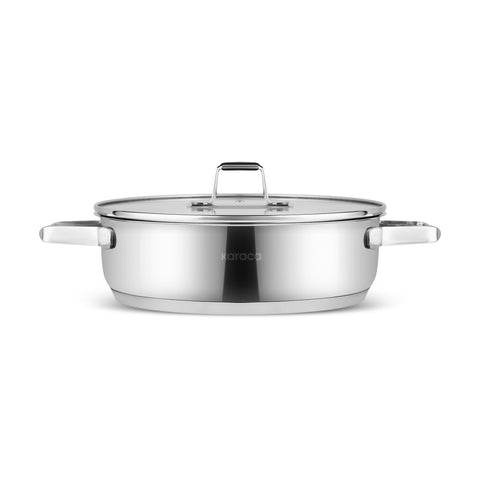 Karaca Valora, 8-Piece Stainless Steel Cookware Set, Induction