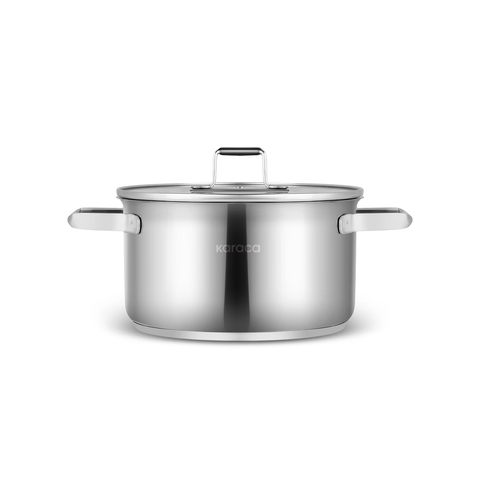 Karaca Valora, 8-Piece Stainless Steel Cookware Set, Induction