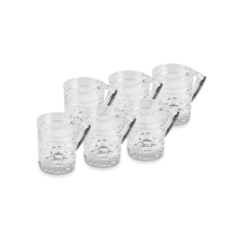 Karaca Defne 6-teiliges Teegläser-Set, 195 ml