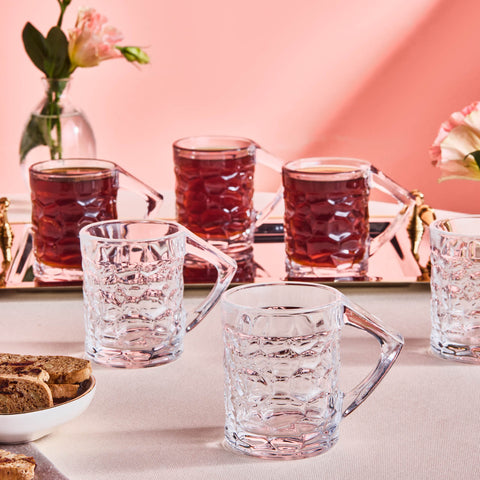 Karaca Defne 6-teiliges Teegläser-Set, 195 ml