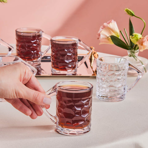 Karaca Defne 6-teiliges Teegläser-Set, 195 ml