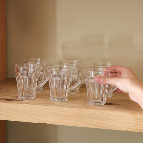 Karaca Leylak 6'lı Çay Bardağı Seti, 175 ml