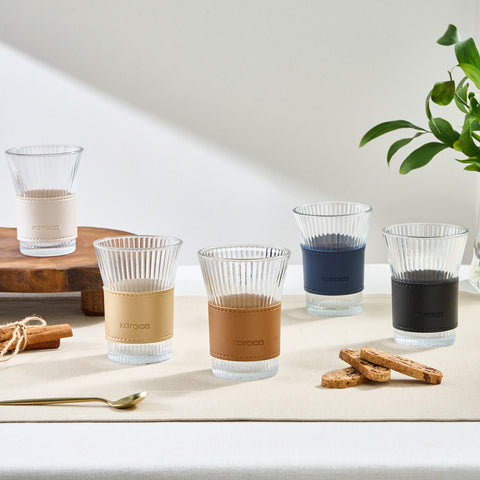 Karaca Leder Cool Touch Latte Glas 210 Ml Gold