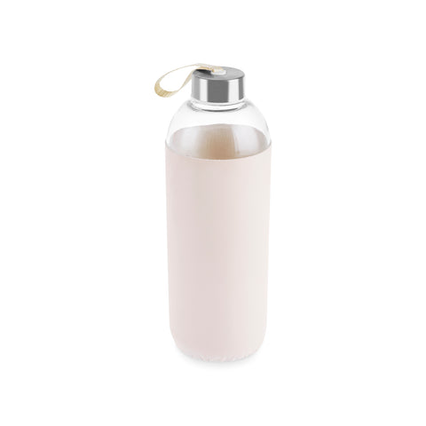 Karaca Leather Water Bottle 1 L Cream