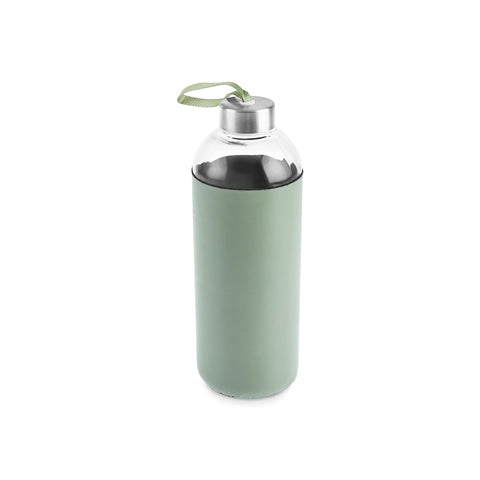 Karaca Leather Water Bottle, 1 L, Green