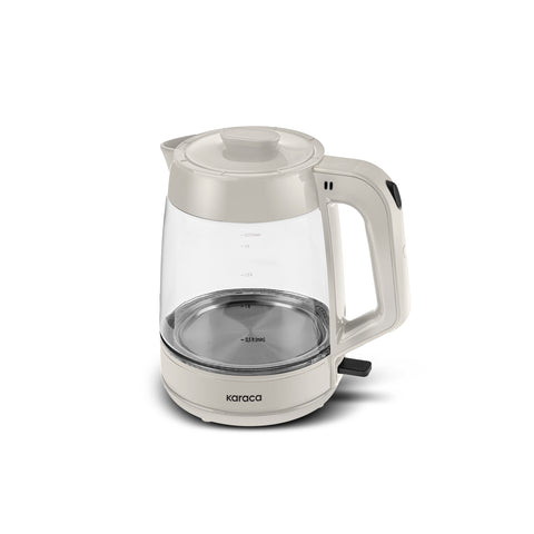Karaca Glass Tea XL 2in1 Glass Tea Maker and Kettle Starlight