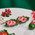 Karaca New Year Kokina 18 cm 2-teiliger Snackteller