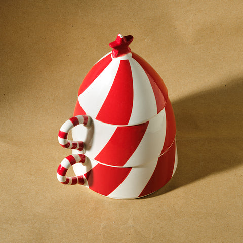 Karaca New Year, Kupa Seti, 400ML, Kırmızı