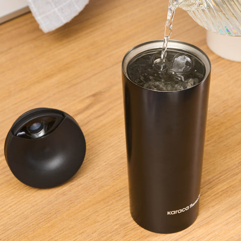 Karaca Sheeny Stainless Steel Leak-Proof Thermos 450 ml Black