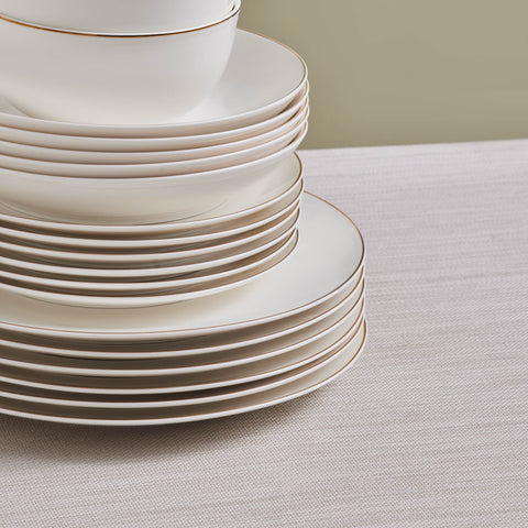 Karaca Elegance Bone Esbelto 53-Piece Dinner Set for 12 People – Gold