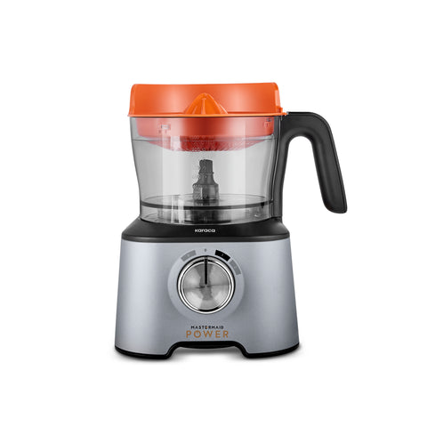Karaca Mastermaid Power Multifunktionaler 10-in-1 Küchenroboter 2000W Silber