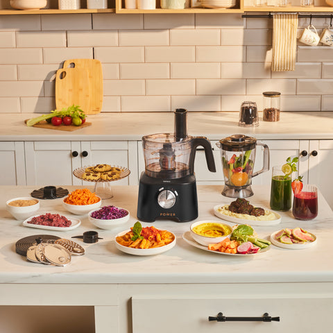 Karaca Mastermaid Power Multifunktionaler 10-in-1 Küchenroboter 2000W Schwarz