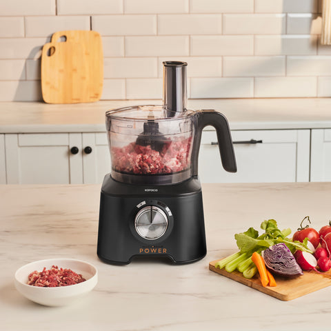 Karaca Mastermaid Power Multifunktionaler 10-in-1 Küchenroboter 2000W Schwarz